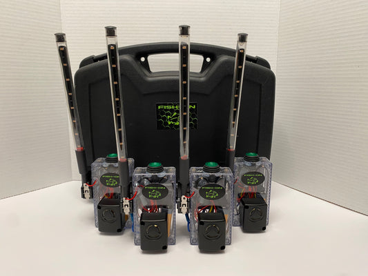 Fishing Beeper Car Alarm Set of 4 with Case