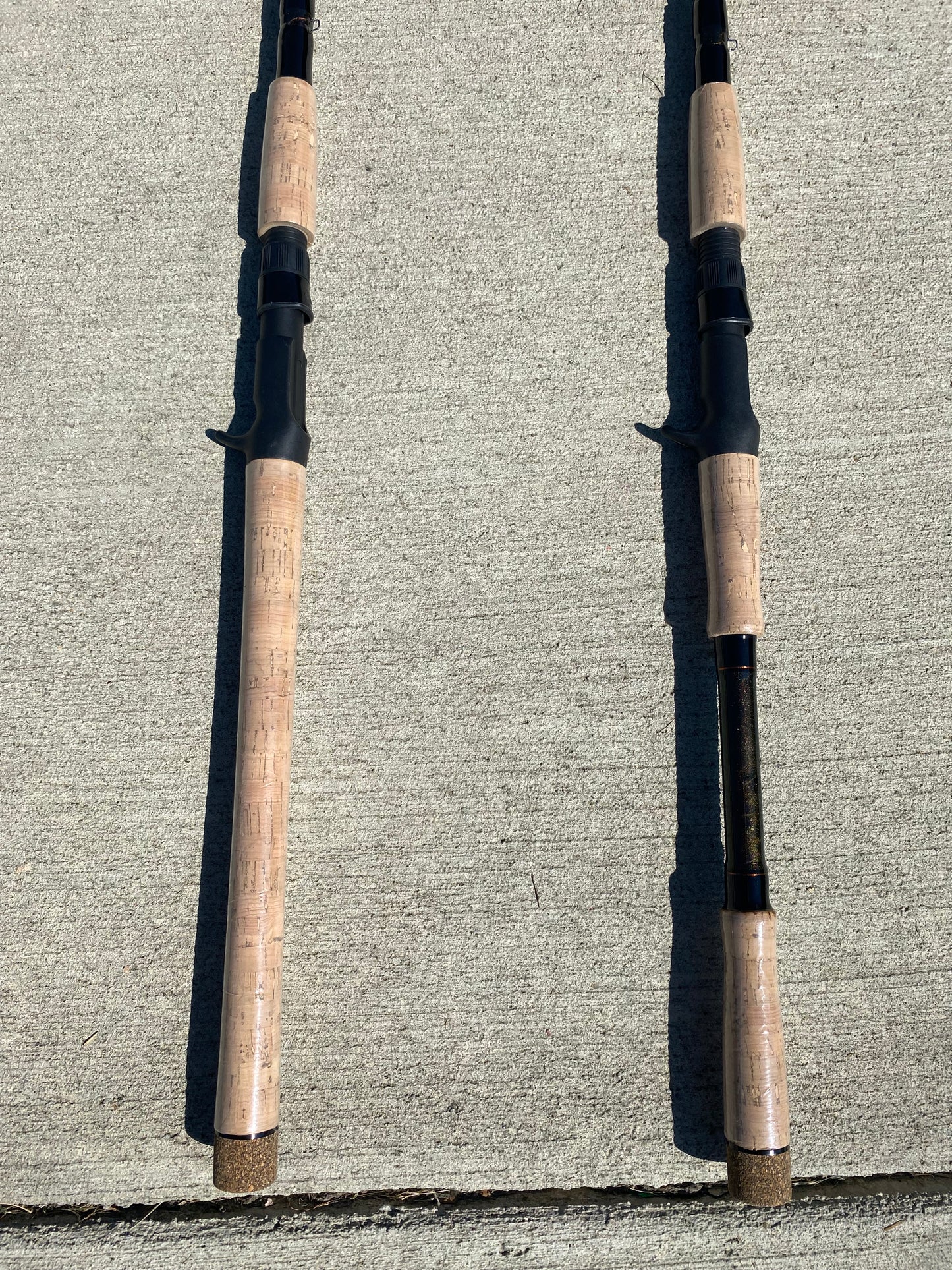 Fish On Rods     Cork Handle