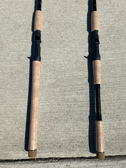 Fish On Rods     Cork Handle
