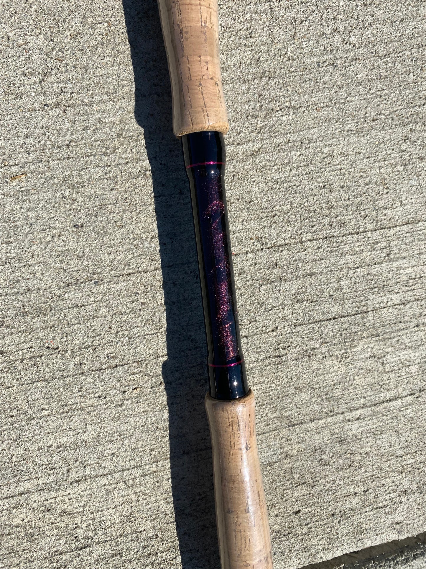 Fish On Rods     Cork Handle