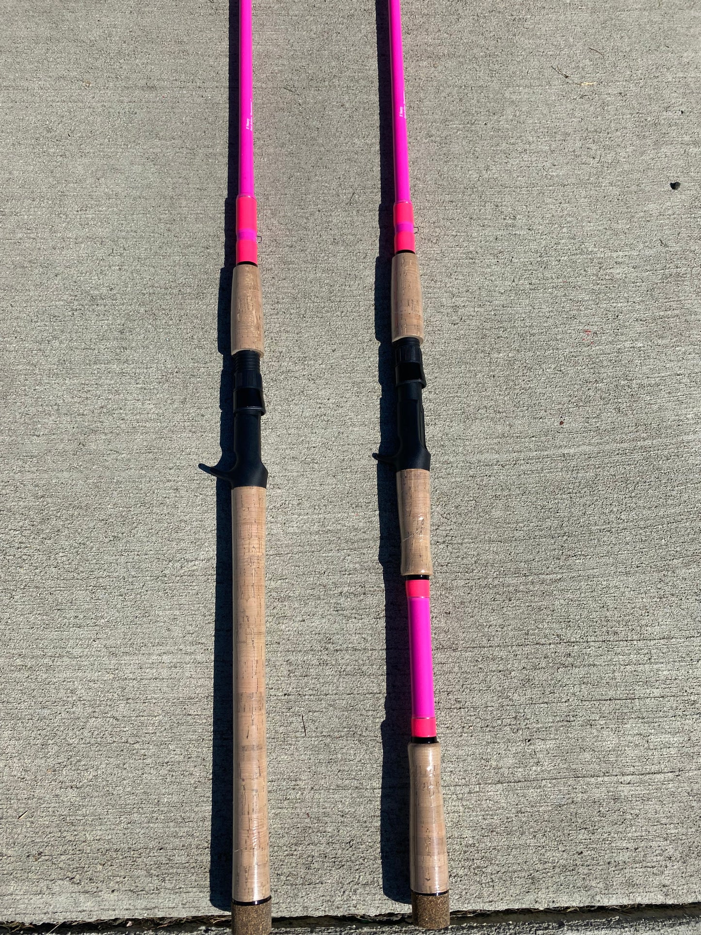 Fish On Rods     Cork Handle
