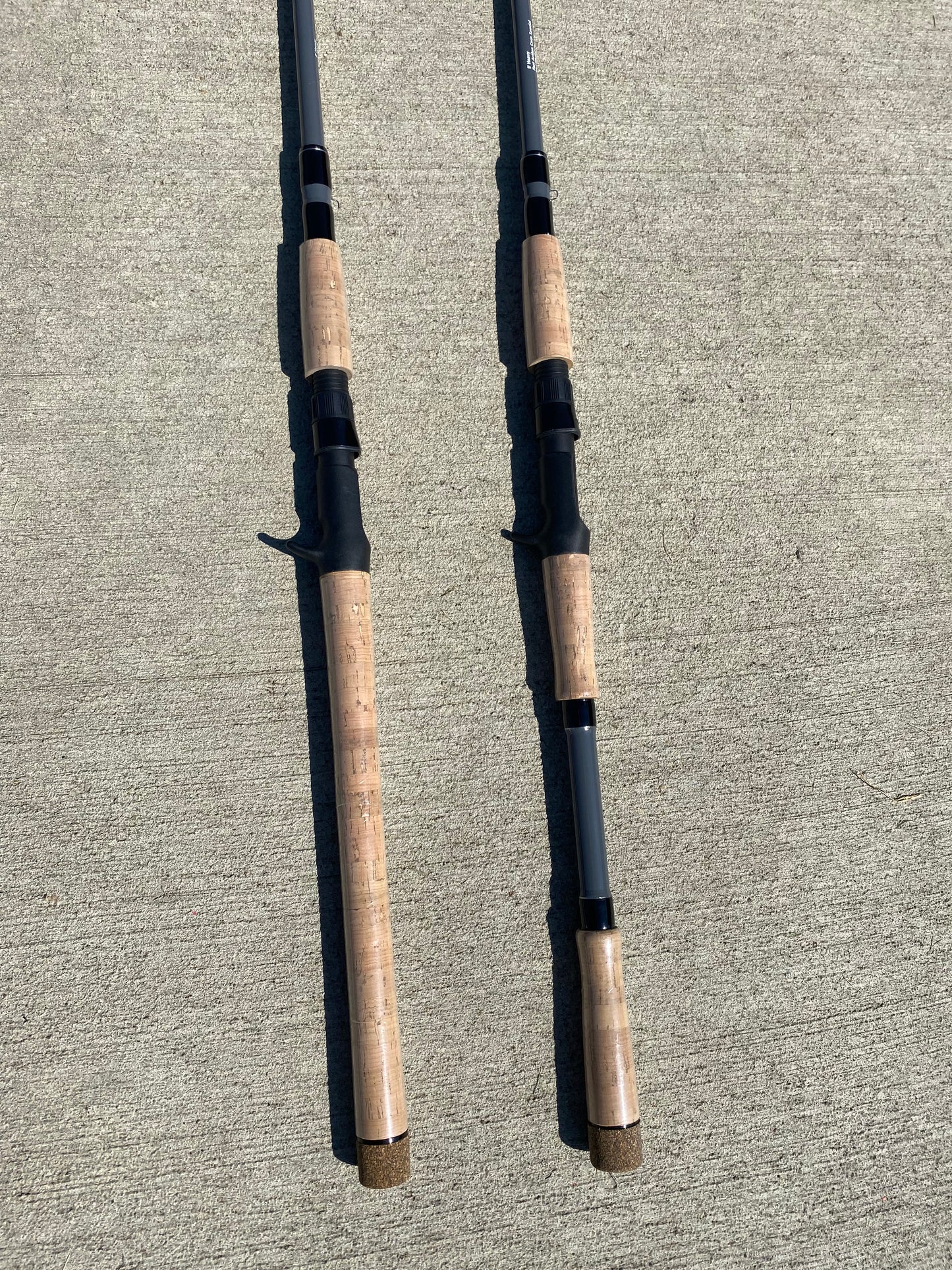 Fish On Rods     Cork Handle