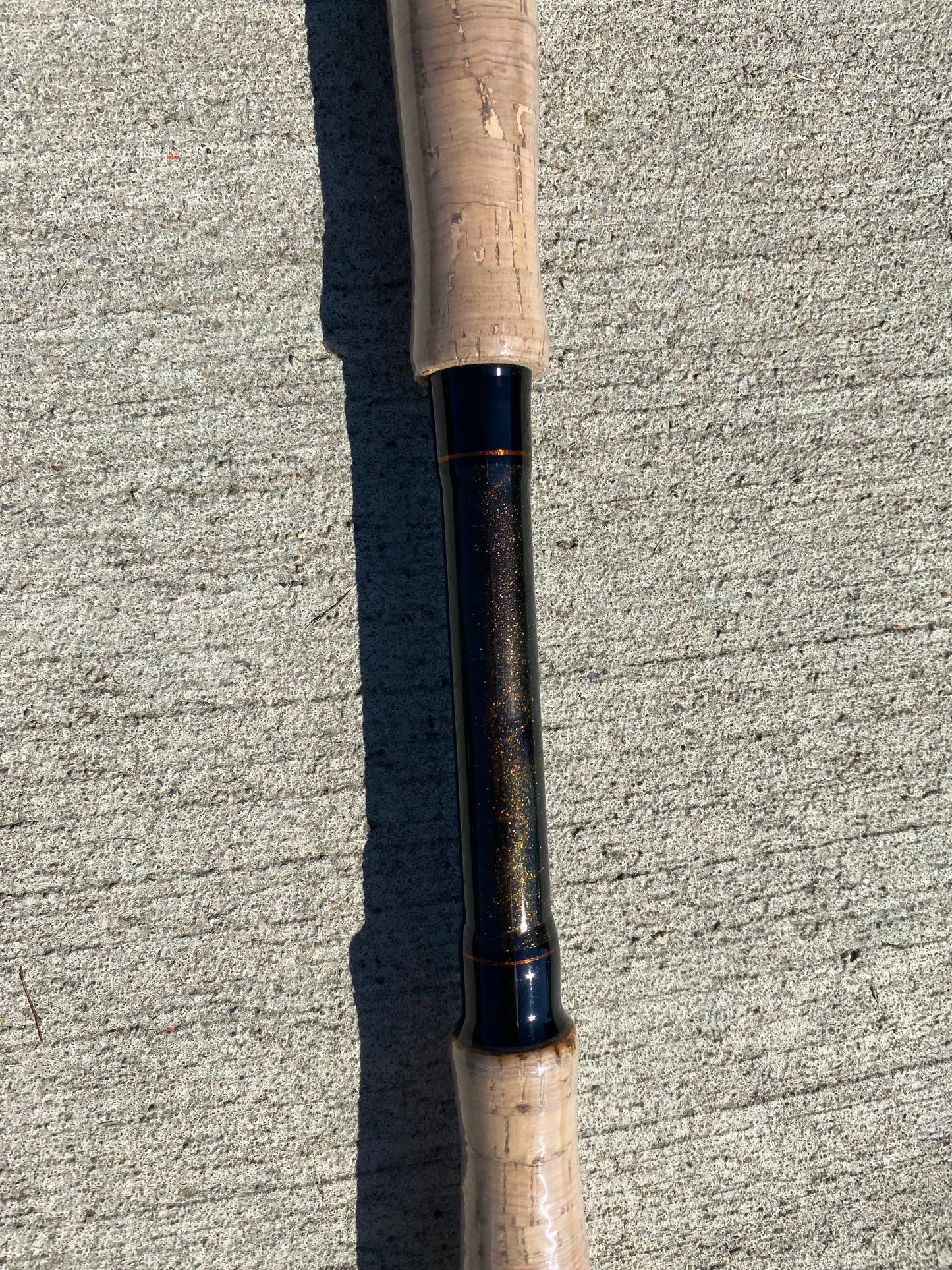 Fish On Rods     Cork Handle