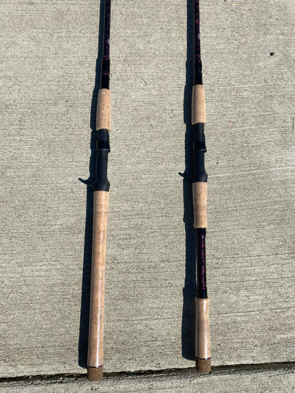 Fish On Rods     Cork Handle