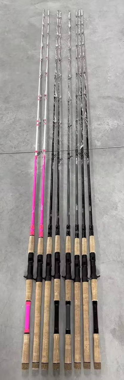Fish On Rods     Cork Handle